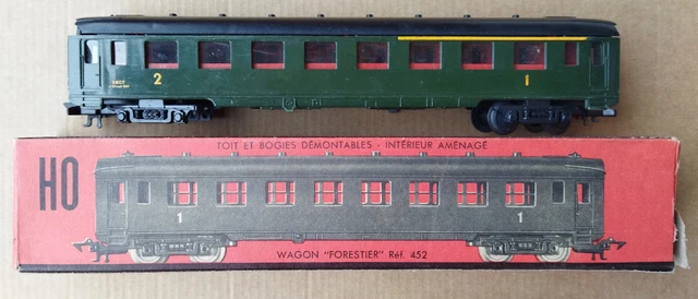 Wagon Forestier Jouef échelle HO - Modèle Réduit Train Miniature, Occasion Avec Boîte