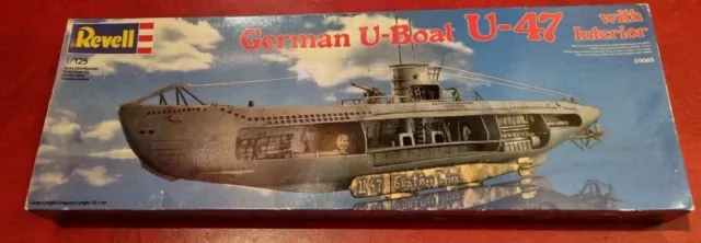 Revell German U-Boot U-47 Maßstab 1:125 Model 05060 original verpackt,neu