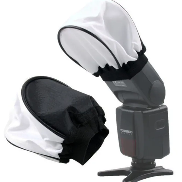 Camera Flash Lamp Light Soft Box Diffuser Cloth for SLR Cameras Mini KQEOA-AJ