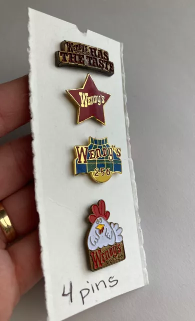 Wendy’s Advertising Pins