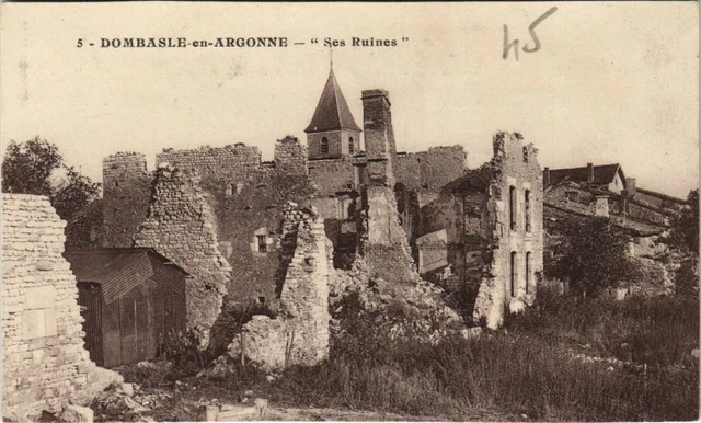 CPA DOMBASLE-en-ARGONNE - " ses ruines " (119415)