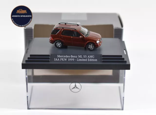 Busch H0 1:87 - PKW Mercedes Benz ML 55 AMG "IAA 1999" - limitiert - AN 110