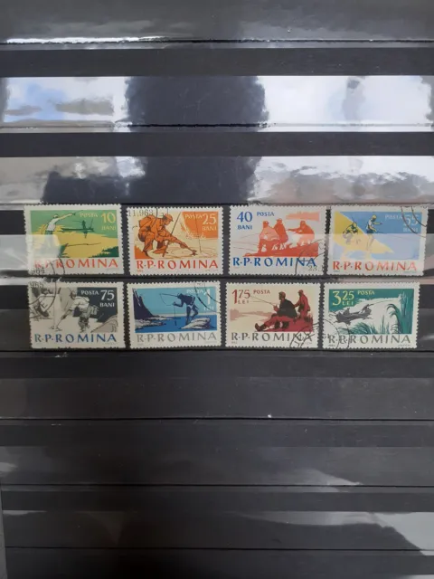 Briefmarken aus Rumänien.Mi.nr.2078-2085,gestempelt mit falz schpuren.