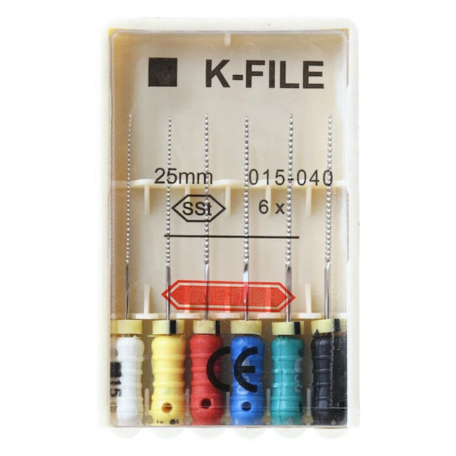 1 Pack Dental K-FILE 21/25/31mm Endodontic Hand Use Root Canal Files K-files