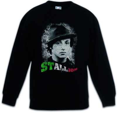 Stallone Italiano Bambini Unisex T-Shirt Rock Balboa BOXING 