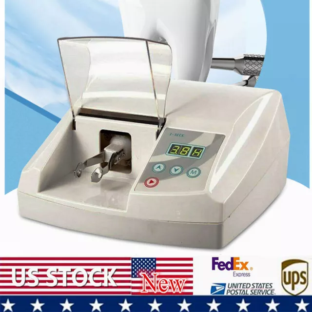 Dental Digital Amalgamator Amalgam Capsule Mixer High Speed Lab Safety Devices