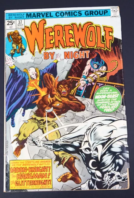 Werewolf by Night #37 - Moon-Knight - Marvel Bronze Age Comic - VG