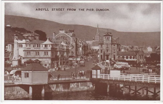 Argyll Street From The Pier, DUNOON, Argyllshire