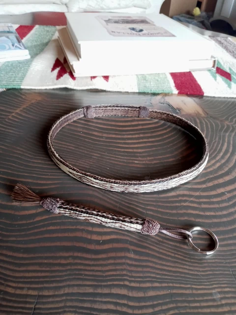 Horsehair Hatband & Key Fob Montana State Prison Made