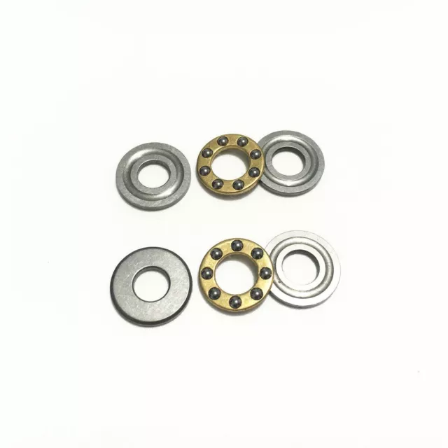 5pcs Axial Ball Thrust Bearing F10-18M 10x18x5.5mm Miniature Plane Bearing 2