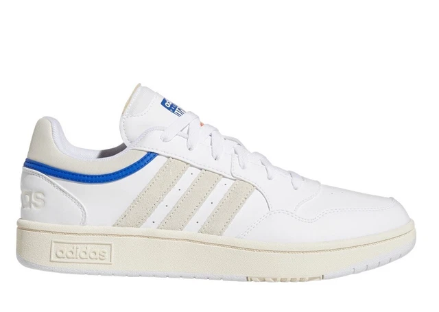 Scarpe da uomo Adidas GZ1346 sneakers basse sportive da ginnastica pelle bianche