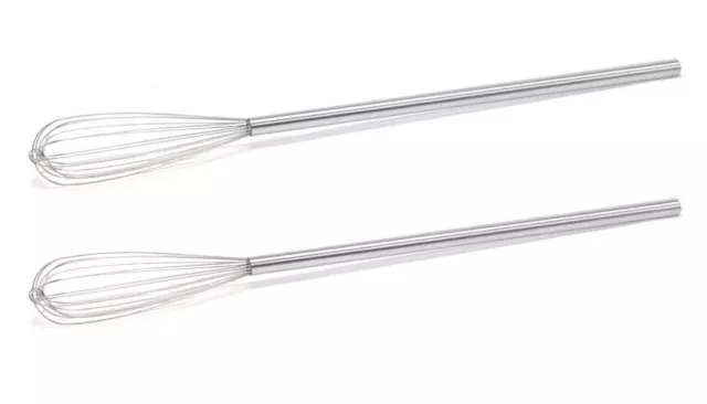 Two Carlisle 48" French Whips Stainless Steel Commercial Chef Series #40682