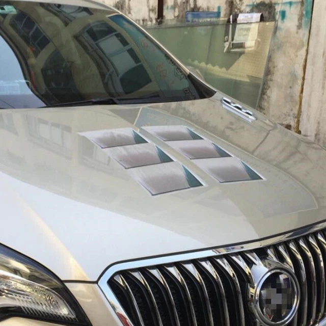 Griglia Ventilazione Adesivo PVC SUV 3D 48 20cm Impermeabile Corpo Copertura Auto