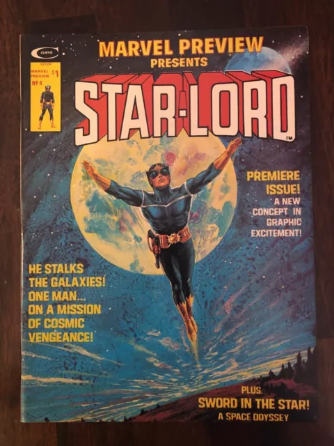 Marvel Preview Presents  #4  STAR-LORD  1st Appearance Very Fine+ Gorgeous!