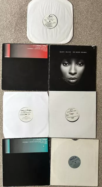 Mary J Blige RnB/Soul Bundle - (7x12” Vinyl Singles) 1990s MCA Releases