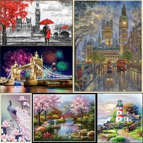 DIY 5D Diamond Painting Kit Full Drills Diamond Arts Embroidery Craft Home Decor