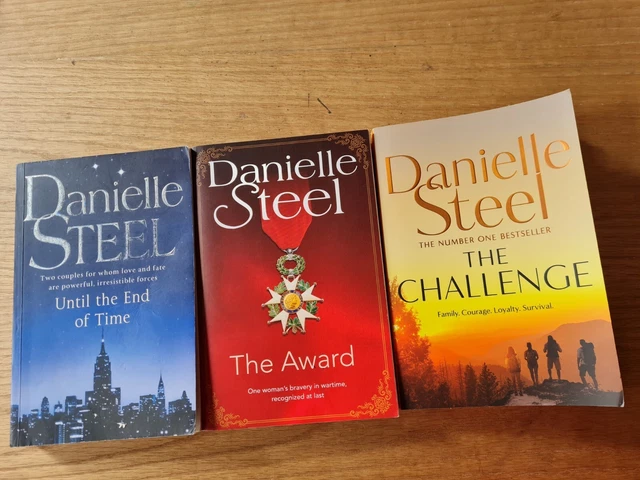3 x Danielle Steel, Challenge, Award, Until the end time (Trade Paperbacks) CG15