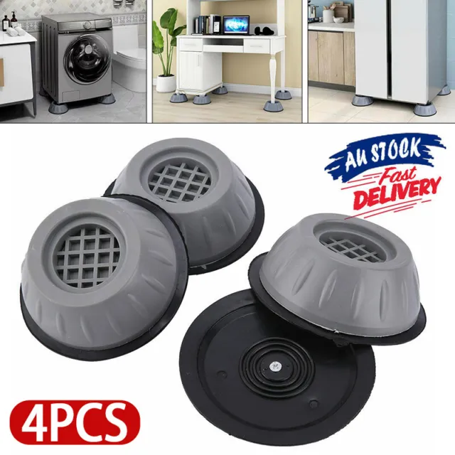 4pcs Anti Vibration Pads Washing Machine Support Shock Noise Cancelling  Support