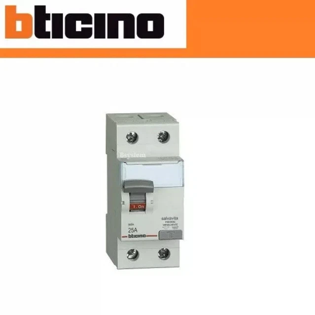 Interruttore Magnetotermico Bticino 2P 25A FC820C25 - Per Quadri Elettrici, 4500A - Foto 8