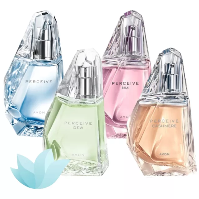 Avon Percibir EDT Colección Rocío, Seda, Cachemira, Alma, Sunshine