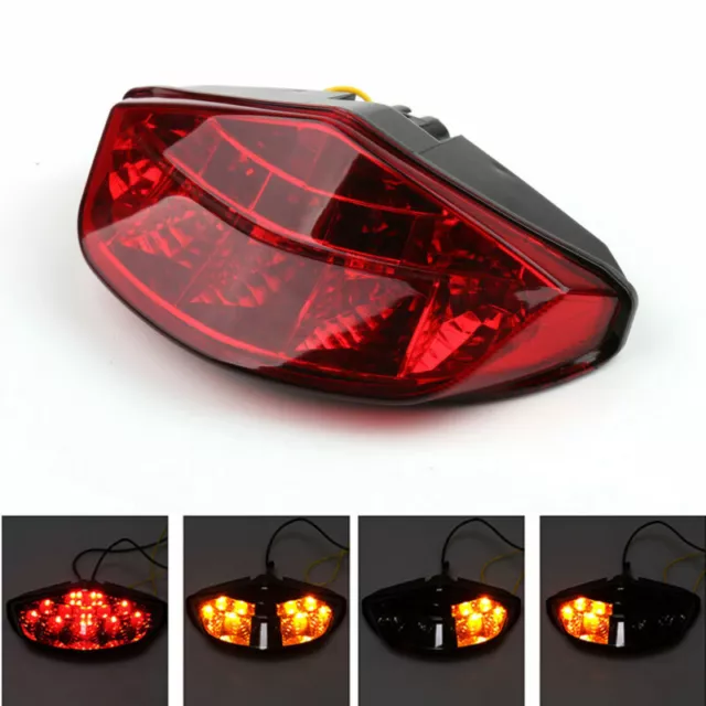 LED Clignotants Feu arrière Pour DUCATI Monster 696 795 796 1100 Red AF