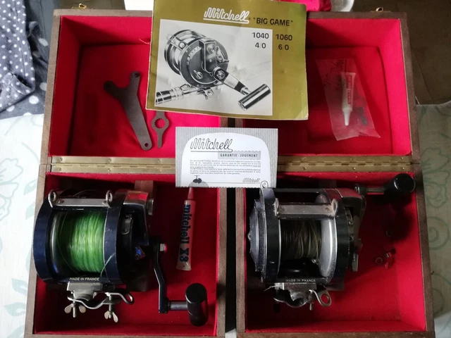 Gros lot de pièces détachées Moulinet Mitchell 1160g, 1160rd, 2160rd