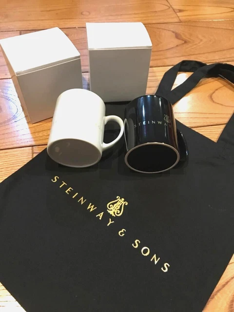 Steinway & Sons Totalizzatore Borsa Tazza Paio 3 Pezzi Set
