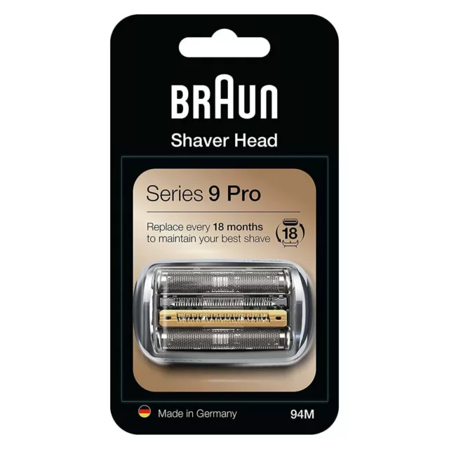 für Braun Kombipack 94M Ersatzscherteil Scherkopf für Series 9 Pro & Series 9