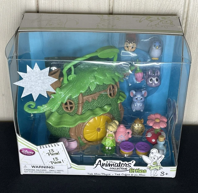 DISNEY ANIMATORS COLLECTION Littles Micro Tink Figures Playset Kids
