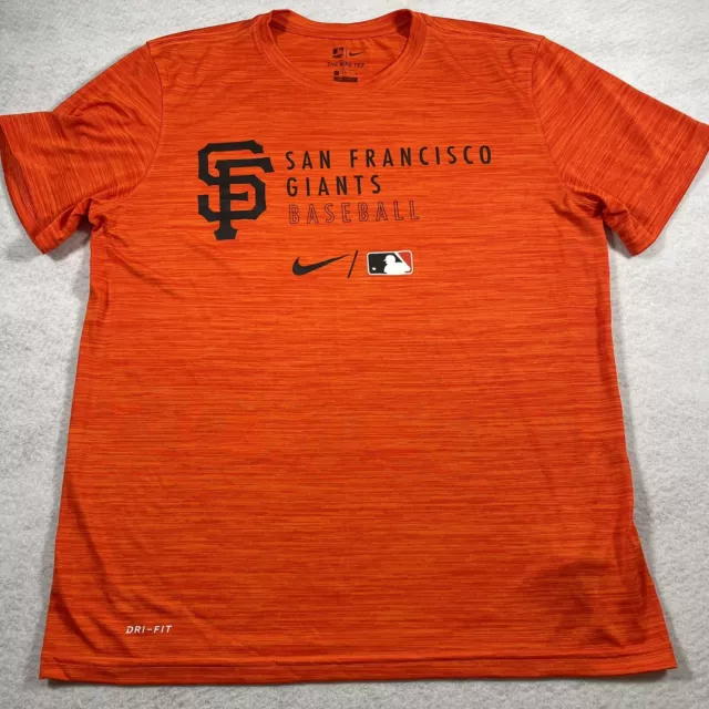 NWT Men's SAN FRANCISCO GIANTS MLB Authentic Collection Nike Dri-Fit T- Shirt *2P
