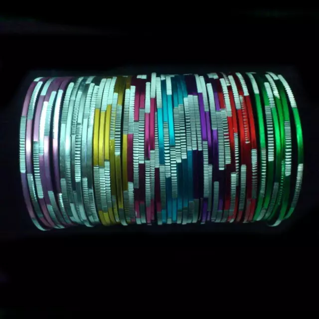 Sol Indio Set Brazaletes Ø6, 5cm Pulsera Bollywood Choorian Bangles