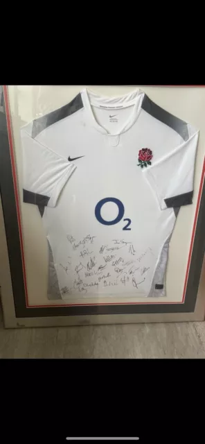 signed England Rugby Shirt 2011/2012 Season