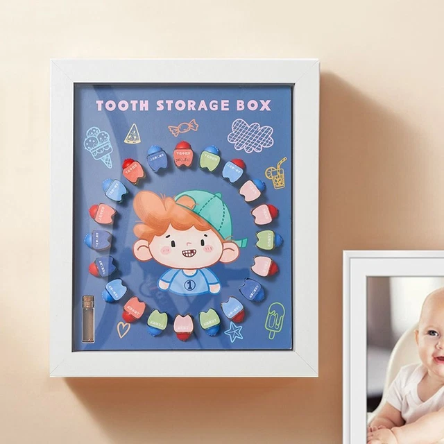 Tooth Collection KEEPSAKE TOOTH COLLECTION Case Tooth Container Teeth Storage Box Baby ...