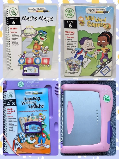 LEAPFROG LEAPPAD PLUS Writing Learning System with 3 Cartridges and 3 ...