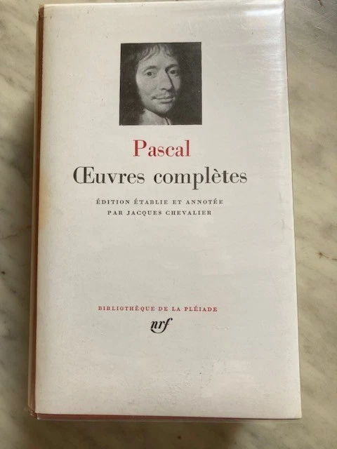 【セット】Pascal, Œuvres complètes, III, IV Pascal Oeuvres complètes Bibliothèque de la pléiade NRF superbe