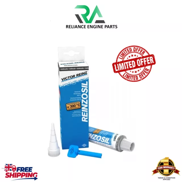 Victor-Reinz Reinzosil Instant Silicone Tube Gasket Sealant 70Ml 70-31414-10 New