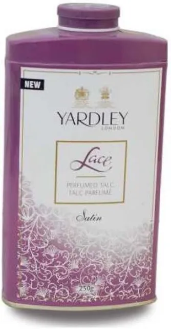 Yardley London Lace Satin Perfumed Talcum Powder Body Deodorizing Talc 100 Gram