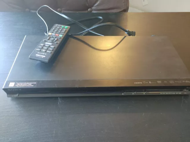 Reproductor de discos/DVD Sony BDP-S380 con control remoto