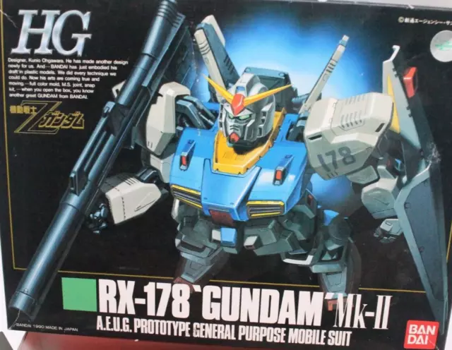 RX-178 Gundam Mk-II Roboter Figur Modellbau Set 1:144 Japan HG Bandai 2000 NEU