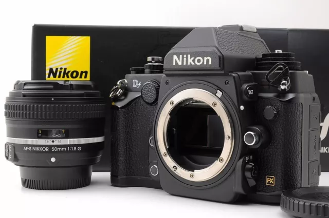 Near Mint in Box Nikon Df 16.2MP DSLR Camera with 50mm f/1.8 G 17101 shots