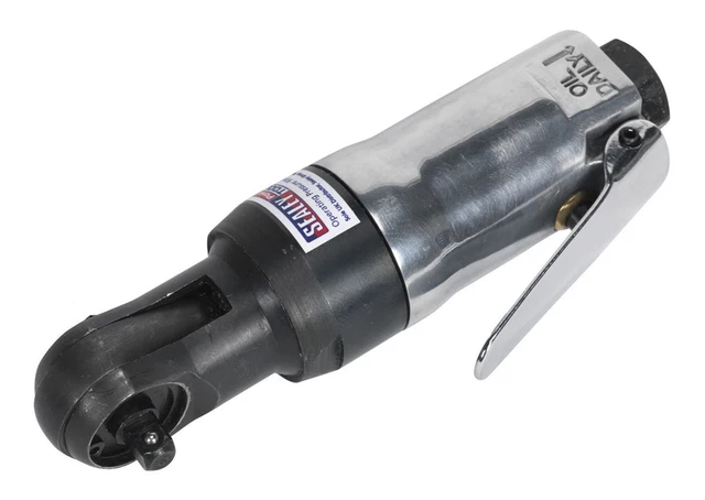 Sealey Air Ratchet Wrench 3/8"Sq Drive Super Stubby SA231