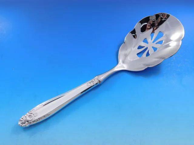 Prelude by International Sterling Silver Vegetable Spoon Pierced HH WS Custom