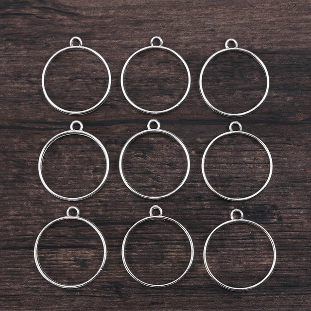 20 PIEZAS HÁGALO USTED MISMO Dijes Bisel Colgante Artesanal Joyería Aleación de Baloncesto