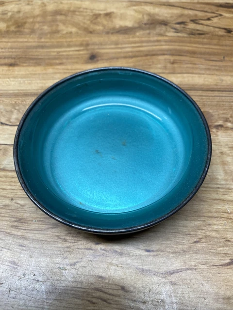 Vintage Ashtray FB Rogers Silver Co, Silver Blue Glass Insert, Hallmarked 1883