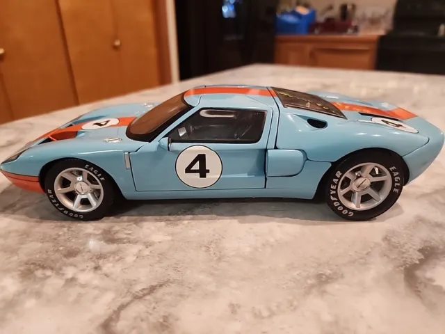 1/18 BEANSTALK GROUP Ford GT Concept Gulf Skin $45.00 - PicClick