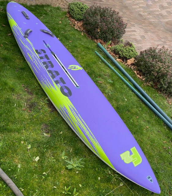 WINDSURFING BOARD AND sail, beginners / starter kit. Used £37.00