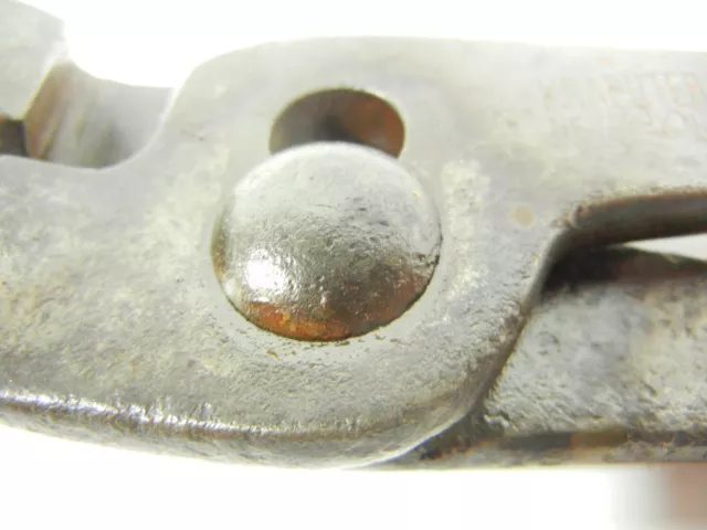 Vintage KRAEUTER USA tool, 9-1/2 inch Bent nose Slip Joint Pliers J429 4