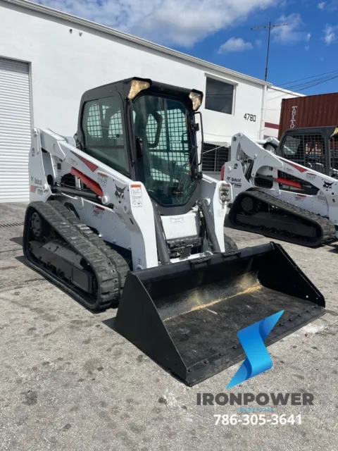 2017 BOBCAT T630 SKID STEER LOADER Hydraulic  Aux Enclosed Cab A/C & Heater