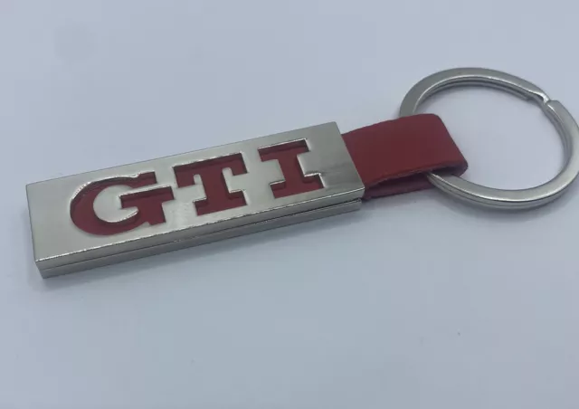 Volkswagen GTI Key Chain Keyring New Genuine OEM Zubehör Gift VW