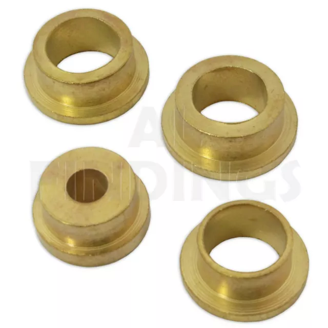 4 Pivot Brass Bushes Grandfather Clocks Repair Spares Parts Bushing Set of Four